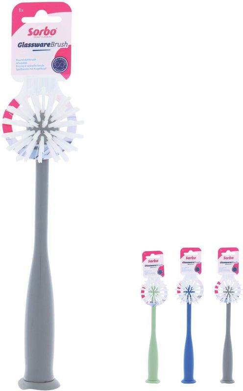 Sorbo - Glassware Brush - Assorti - Handzaam - Duurzaam Ontwerp