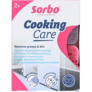 Sorbo Keukenspons Cooking Care 2 stuks