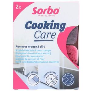 Sorbo Keukenspons Cooking Care 2 stuks