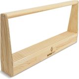 Superprof houten spackmessen bak incl. 5 spackmessen met soft handgreep