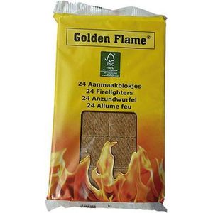 Golden Flame Aanmaakblokjes 24 Stuks