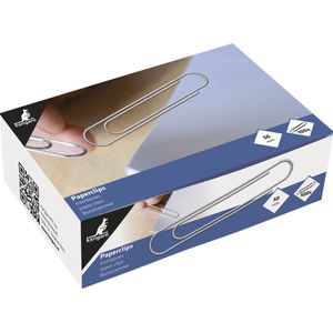 Kangaro paperclips - 50mm - rond - 100 stuks - verzinkt - K-10050
