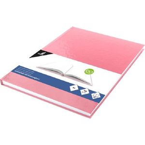 Kangaro Dummyboek - A4 - Pastel Roze - 80 Blanco Pagina's - Hardcover - K-5352