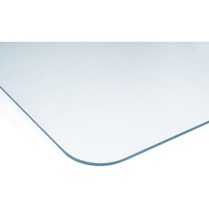Kangaro vloermat - voor harde vloer - transparant PET - 130 x 120 cm - K-18-1300