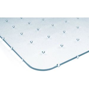 Kangaro vloermat voor tapijt 110 x 120 cm transparant PET. - transparant K-17-1100