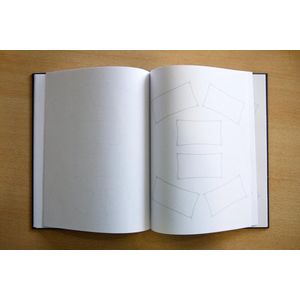 Kangaro Receptiealbum - 26x21cm - Vakverdeling - Zwart -K-6620