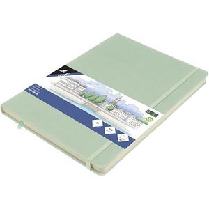 Kangaro schetsboek - A4 - mint - PU hardcover - met elastiek en lint - K-861244