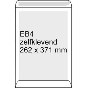 Bordrug envelop wit 262 x 371 mm - EB4 zelfklevend (10 stuks)