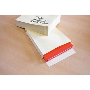 Raadhuis Monsterzak 262x371x38 EB4 Creme Kraft 170gr Pak A 10st. wit Raadhuis