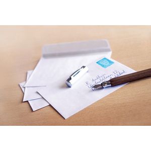 Raadhuis dienstenvelop - 114x162mm - C6 - met plakstrip - wit - 500 stuks - RD-201500