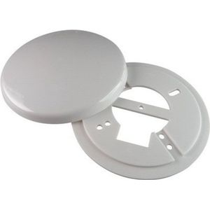 Profile - Plafondplaat - Wit - Rond - Diameter 12,5 cm