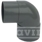 PVC HWA bocht 90º 80mm