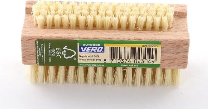 Vero - Nagelborstel - Bruin - Hout en Fiber