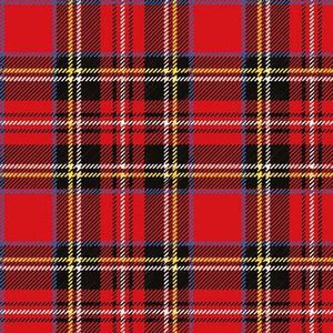 Ambiente Scottish Red papieren servetten