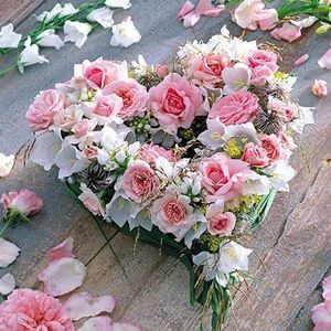 Ambiente - Lunch servetten - Heart of Roses