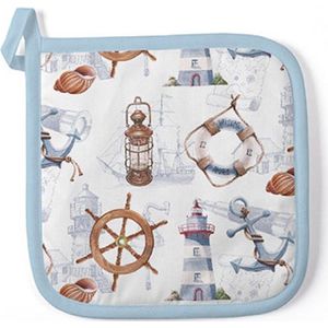 A Topflappen Format: 20 x 20 cm 1 Topflappen pro Packung Welcome Aboard Willkommen an Bord