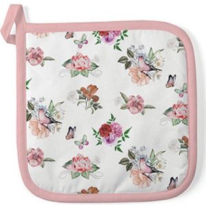 Ambiente - Charlotte White - Pannenlap - Katoen - Roze