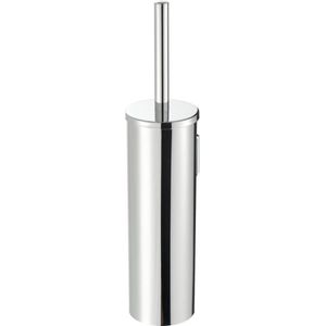 WC borstel Geesa Nemox Chroom Wandmodel Zwarte Borstel