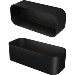 Geesa Frame Douchemand / Planchet - 25 cm - Zwart