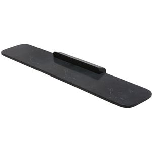 Planchet Geesa Shift Zwart Met Matzwarte Marmerlook 60 cm