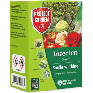Protect Garden Desect Concentraat - 20 ml - Insectenmiddel tegen o.a. Luizen, Rupsen, Kevers en Buxusmot