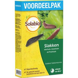 Solabiol Slakkenkorrels - 1 kg - Slakken Korrels tegen Naaktslakken - Biologisch Bestrijdingsmiddel - Regenbestendig