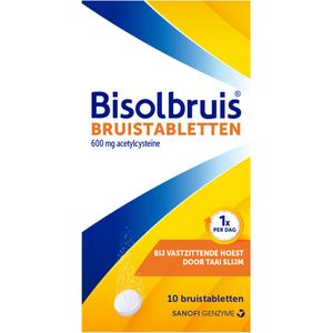 Bisolvon Bisolbruis - 1 x 10 bruistabletten