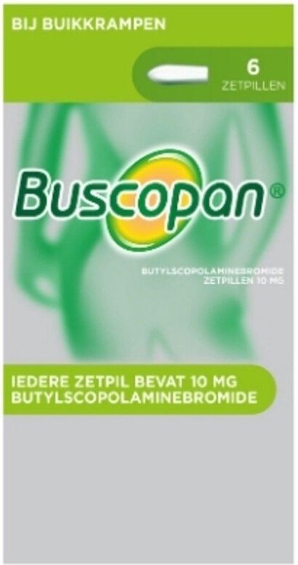 Buscopan - Scopolamyne - Zetpillen - 10mg - 1 x 6