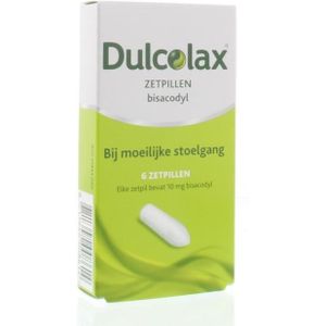 Dulcolax Bisacodyl 10mg zetpil 6 stuks