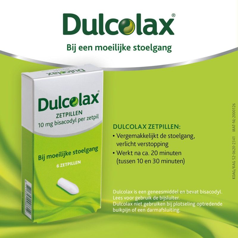 Dulcolax - Bisacodyl - Zetpillen - 10mg