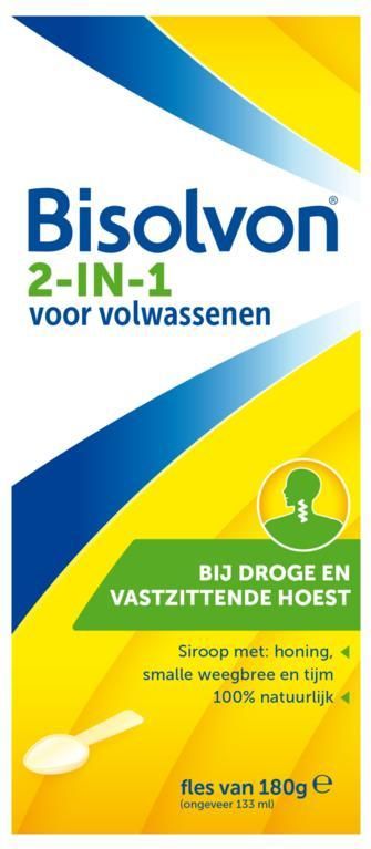 Bisolvon Drank 2-in-1 volwassenen (133ml)