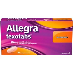 Allegra Fexotabs hooikoortstabletten  10 tabletten