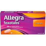 Allegra Fexotabs Hooikoortstabletten 120 mg - 1 x 20 tabletten