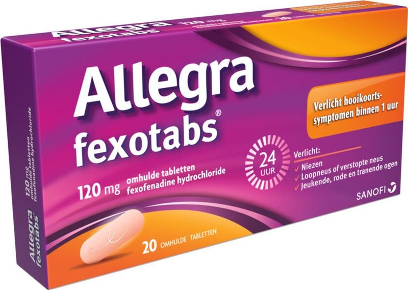 Allegra Fexotabs Bij Hooikoorts 20 tabletten