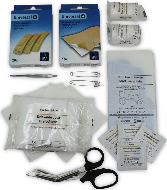 Benson - Basic Verbanddoos Set - Inclusief Eerste Hulp Benodigdheden - Compact