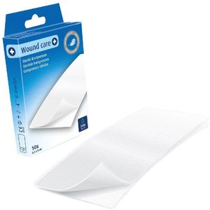 Gaaskompres - Steriel - 8,5 x 5 cm - 10 Stuks