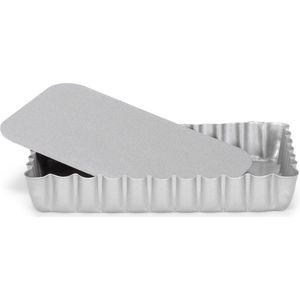 Patisse Mini Quichevorm Met Losse Bodem 13x8 Cm grijs Patisse