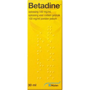 Betadine Jodium oplossing  30 Milliliter