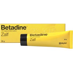 Betadine - Zalf - 30 Gram - Geneesmiddel - Povidon Jodium
