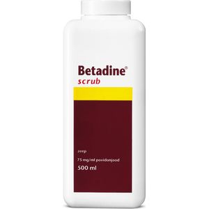 Betadine - Scrub - 500 ml - Vloeibare Desinfecterende Zeep