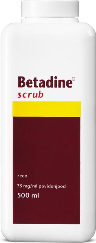Betadine - Scrub - 500 ml - Vloeibare Desinfecterende Zeep