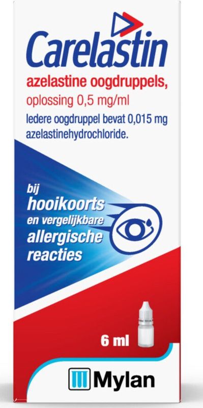 Carelastin Oogdruppels bij Hooikoorts 6 ml