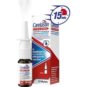 Carelastin bij Hooikoorts Extra Sterk Neusspray Azelastine 0,5 mg/ml - 1 x 10 ml