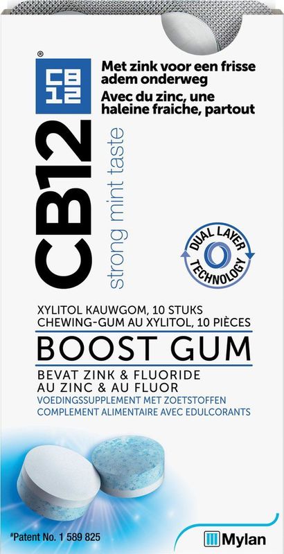 CB12 Mondverzorging boost kauwgom strong mint