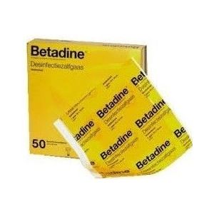 Betadine Zalfgaas 10x10cm