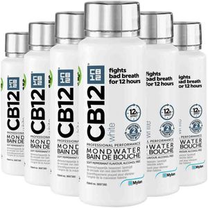 6x CB12 Mondwater White 250 ml