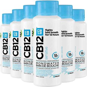 CB12 - Mondwater Sensitive - 250 ml - Bescherming tegen Slechte Adem