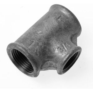 Nefit Ind Nr130 T stuk 90° met 3 x binnendraad 1 x3/4 x1 gegalvaniseerd