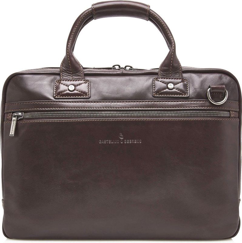 Laptoptas Castelijn & Beerens Firenze Mocca 15,6"