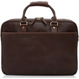 Castelijn & Beerens Verona Business Laptoptas 15.6" mocca schoudertas heren